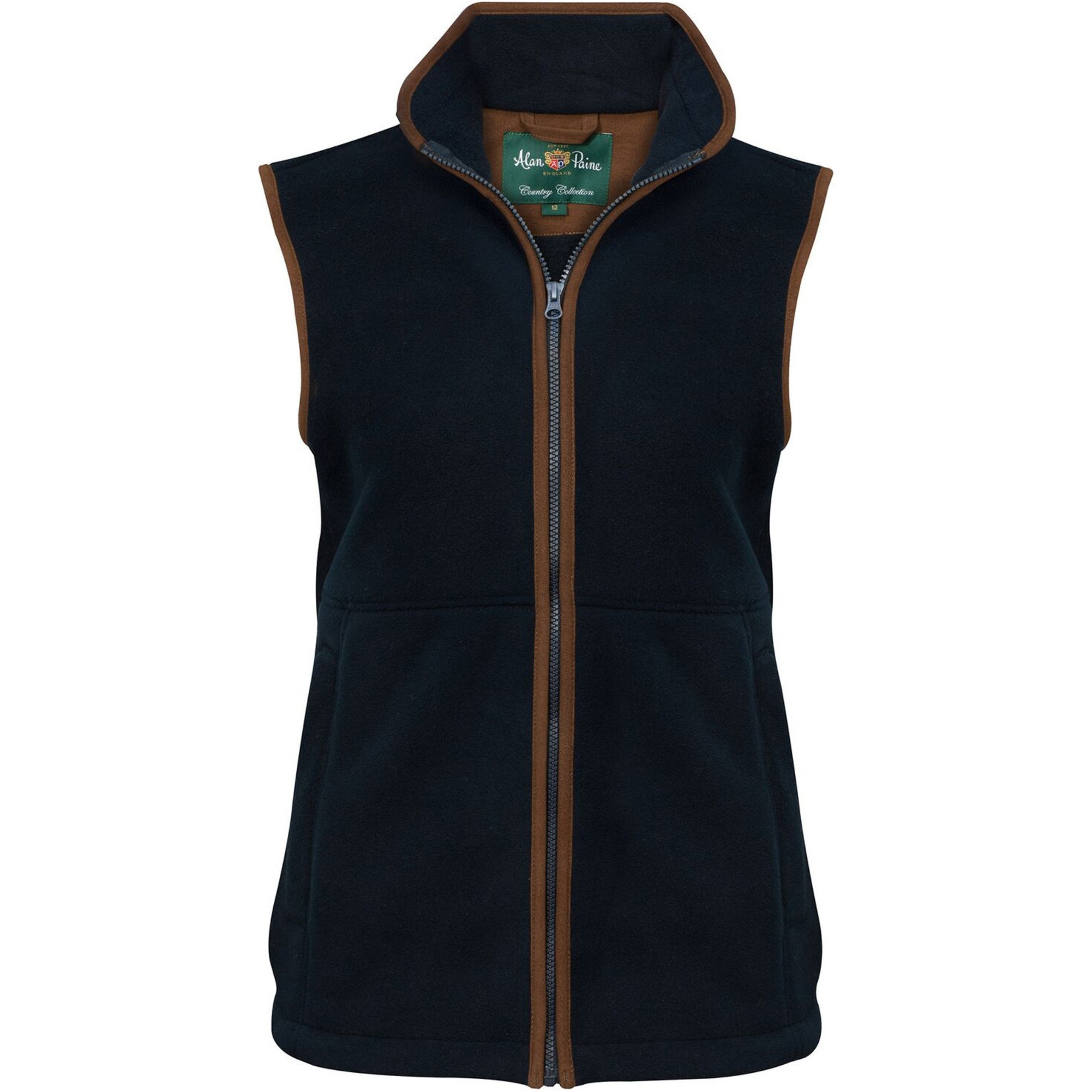 Alan Paine Womens Aylsham Fleece Gilet AYLLWCT - Dark Navy